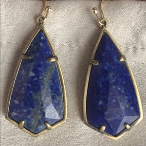 Kendra Scott Caroline Blue Lapis Drop Earrings